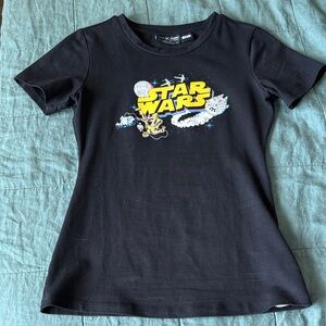Star Wars Black T-Shirt size small from stitch shoppe
